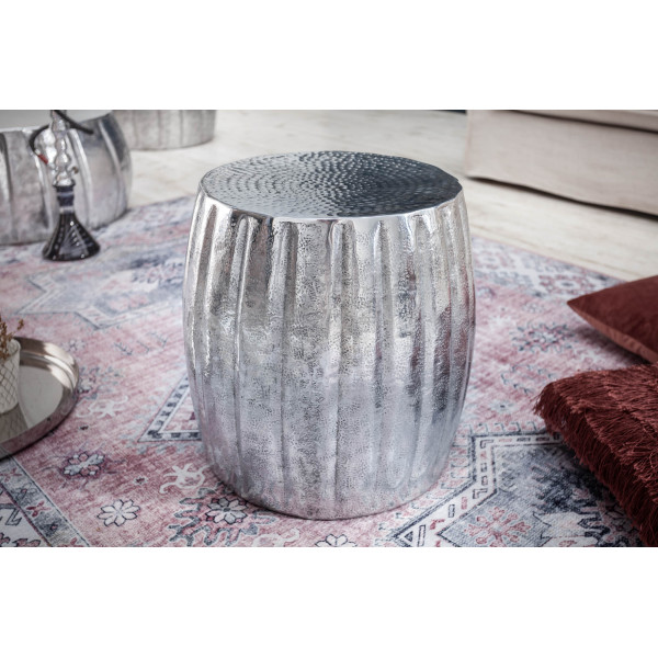 MARRAKESH design fém lerakóasztal - 42cm - arany/réz/ezüst