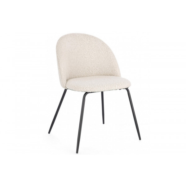 TANYA modern boucle szék - beige BIZZOTTO