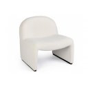 BASSILLA design boucle fotel - beige/szürke