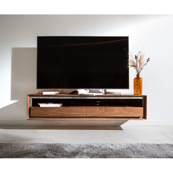 MELVILLE prémium akác fali TV-szekrény - 145/175/240cm bútor