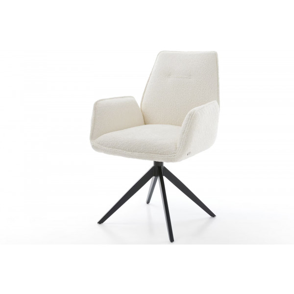 DENNING prémium bouclé étkezőszék - fehér