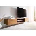 KENNEDY prémium akác fali TV-szekrény - 200/240cm