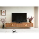 SURIMU prémium akác fali TV-szekrény - 175/200/240cm