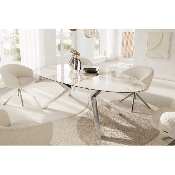 VERANO II prémium kerámia étkezőasztal - 220cm DELIFE