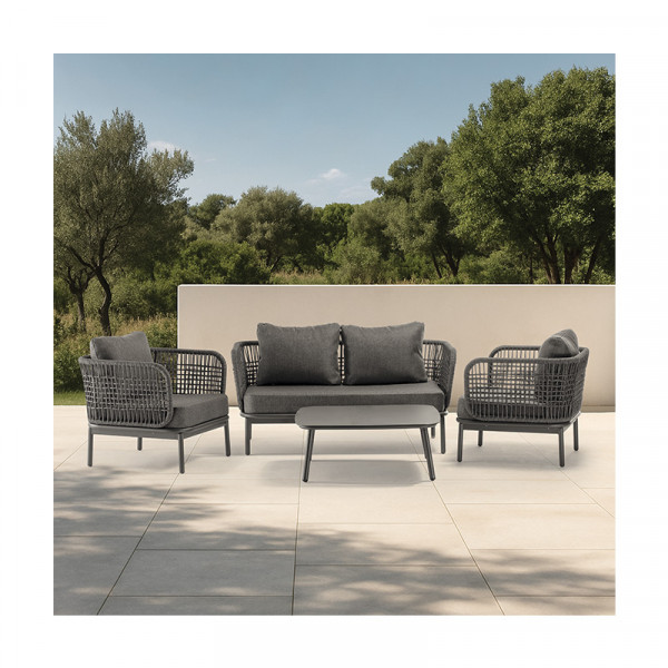 GALIO prémium kültéri szett - szürke/antracit GRATTONI