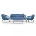 DORADO-II prémium kültéri szett - kék/piros