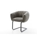 MOIRA prémium boucle étkezőszék - szürke