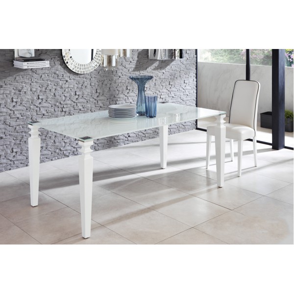 GLAMOUR design üveg étkezőasztal GLAMOUR design üveg étkezőasztal