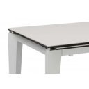 CERAMICA fehér kerámia lapos bővíthető design étkezőasztal