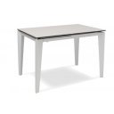 CERAMICA fehér kerámia lapos bővíthető design étkezőasztal