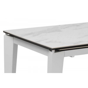CERAMICA márvány kerámia lapos bővíthető design étkezőasztal