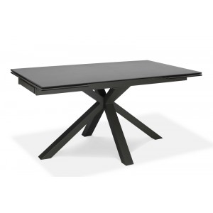 CERAMICA X szürke kerámia lapos bővíthető design étkezőasztal