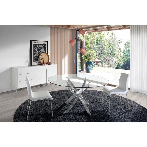 SIGMA design kerek étkezőasztal - 110/120/130/140cm