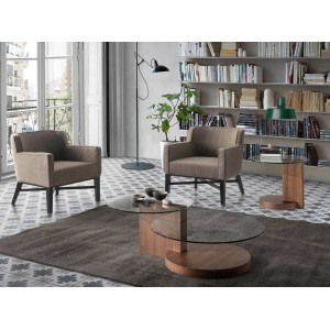 SIMONE design dohányzóasztal - dió ANGEL CERDA