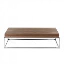 PLAIN design dohányzóasztal - dió - 123cm