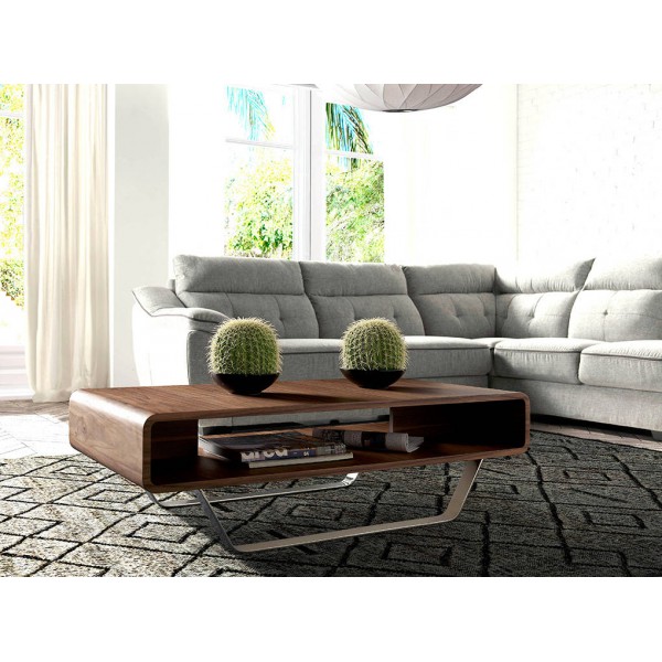 EMERALD design dohányzóasztal - dió - 120cm