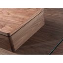 GOMEZ design dohányzóasztal - dió