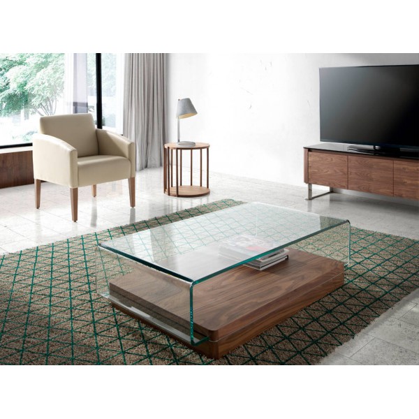 SKY design dohányzóasztal - dió - 120cm