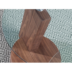 SIMONE design lerakóasztal - dió