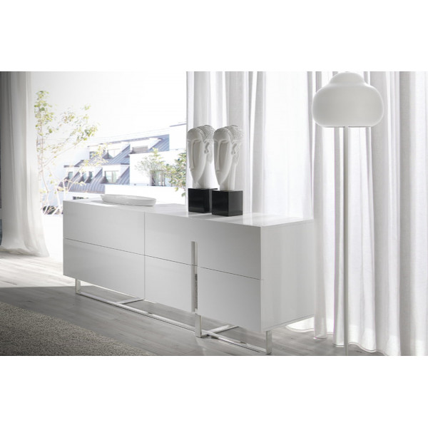 MONIQ design komód - fehér - 160cm