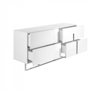 MONIQ design komód - fehér - 160cm