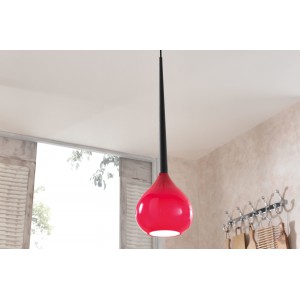 GOCCIA I design üveg függőlámpa - piros
