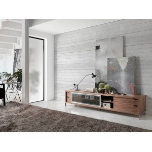 SIRIUS design TV-szekrény - 238cm - dió ANGEL CERDA