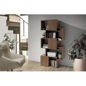 TETRIS design polc - 180cm - dió ANGEL CERDA
