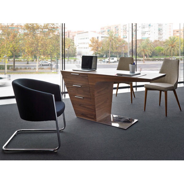 BROKER design íróasztal - 150cm - dió