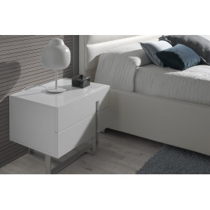 MONIQ design éjjeliszekrény - fehér ANGEL CERDA