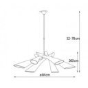 POP modern design függőlámpa - fekete