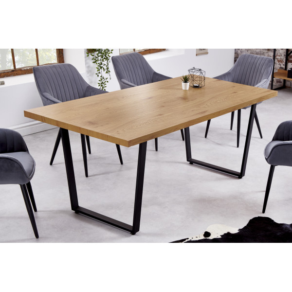 LOFT design étkezőasztal- tölgy -180cm