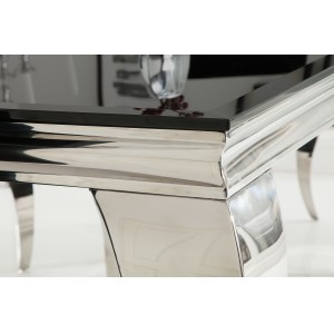 MODERN BAROCK design étkezőasztal - fekete -180cm