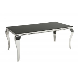 MODERN BAROCK design étkezőasztal - fekete -180cm