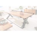 THOR tömör tölgy étkezőasztal - 240cm