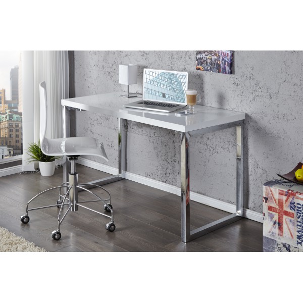 WHITE DESK modern íróasztal - 120cm