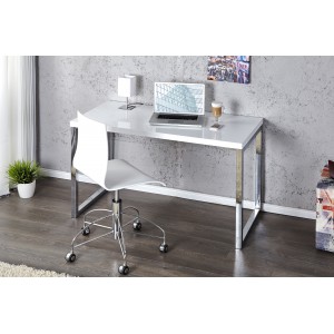 WHITE DESK modern íróasztal - 120cm