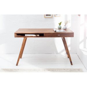 RETRO tömör rószafa íróasztal - 120cm INVICTA