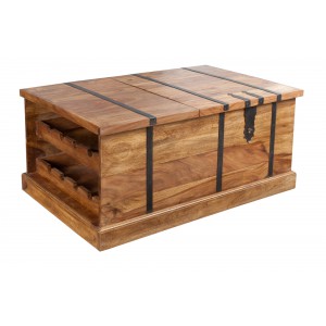 BODEGA tömör rózsafa dohányzóasztal - 100cm