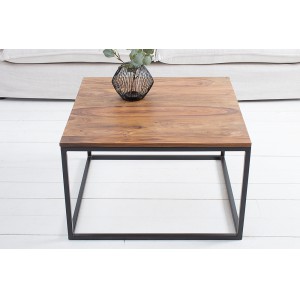 FUSION tömör rózsafa dohányzóasztal - 70cm