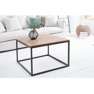 FUSION tömör rózsafa dohányzóasztal - 70cm INVICTA