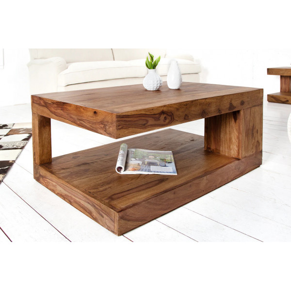 GIANT tömör rózsafa dohányzóasztal