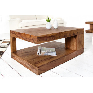 GIANT tömör rózsafa dohányzóasztal INVICTA