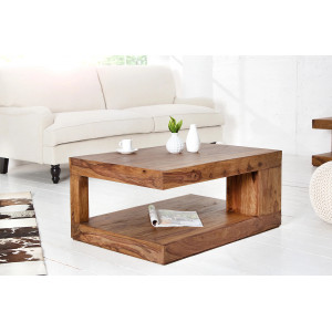 GIANT tömör rózsafa dohányzóasztal