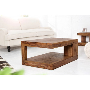 GIANT tömör rózsafa dohányzóasztal