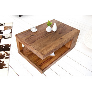 GIANT tömör rózsafa dohányzóasztal