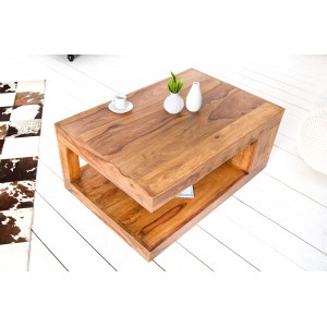 GIANT tömör rózsafa dohányzóasztal INVICTA