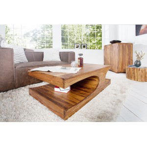GOA tömör rózsafa dohányzóasztal - 120cm