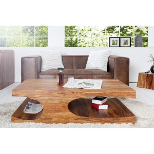 GOA tömör rózsafa dohányzóasztal - 120cm INVICTA