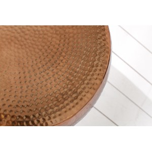 OPTIK design fém dohányzóasztal - réz - 60cm